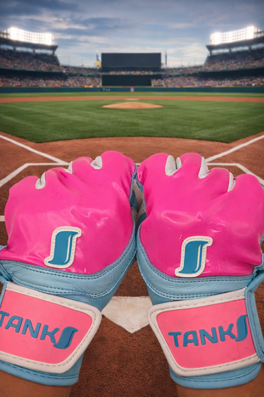 TankS Exit Velo Baseball Batting Gloves - Cabretta Leather - Youth & Adult Sizes