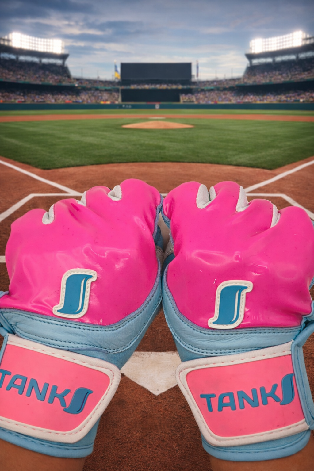 TankS Exit Velo Baseball Batting Gloves - Cabretta Leather - Youth