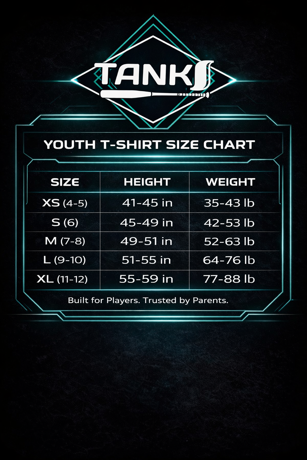 TankS Dingers & Bombs - Youth Tee